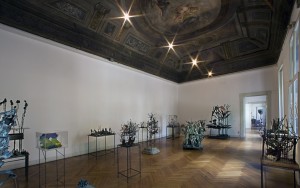 galleria milano sala principale mostra cavaliere